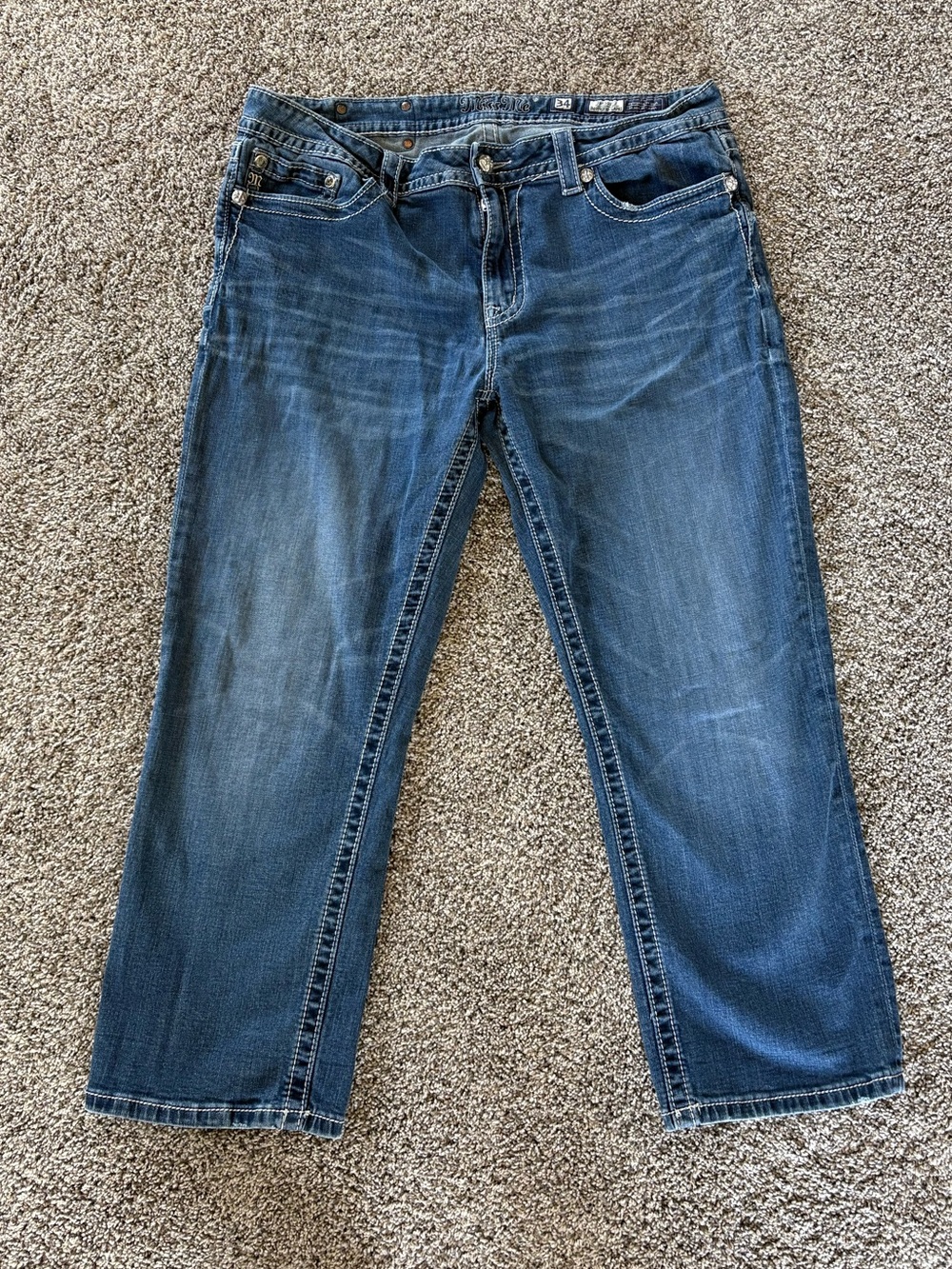 Miss Me Blue Relaxed Fit Women's Jeans